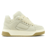 Cream Shearling Tactical Chassis
