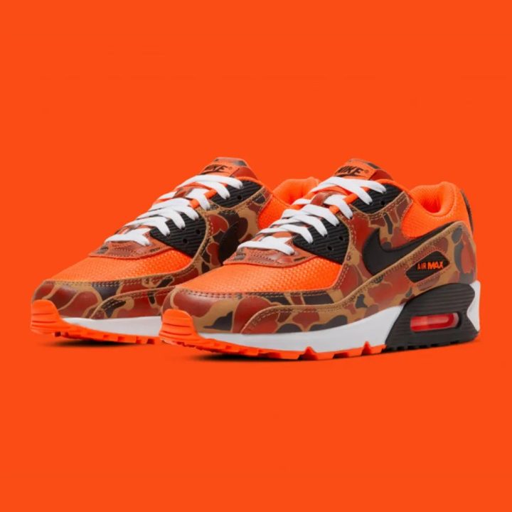 Nike Orange Camo retro sneaker